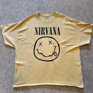 Yellow Nirvana shirt